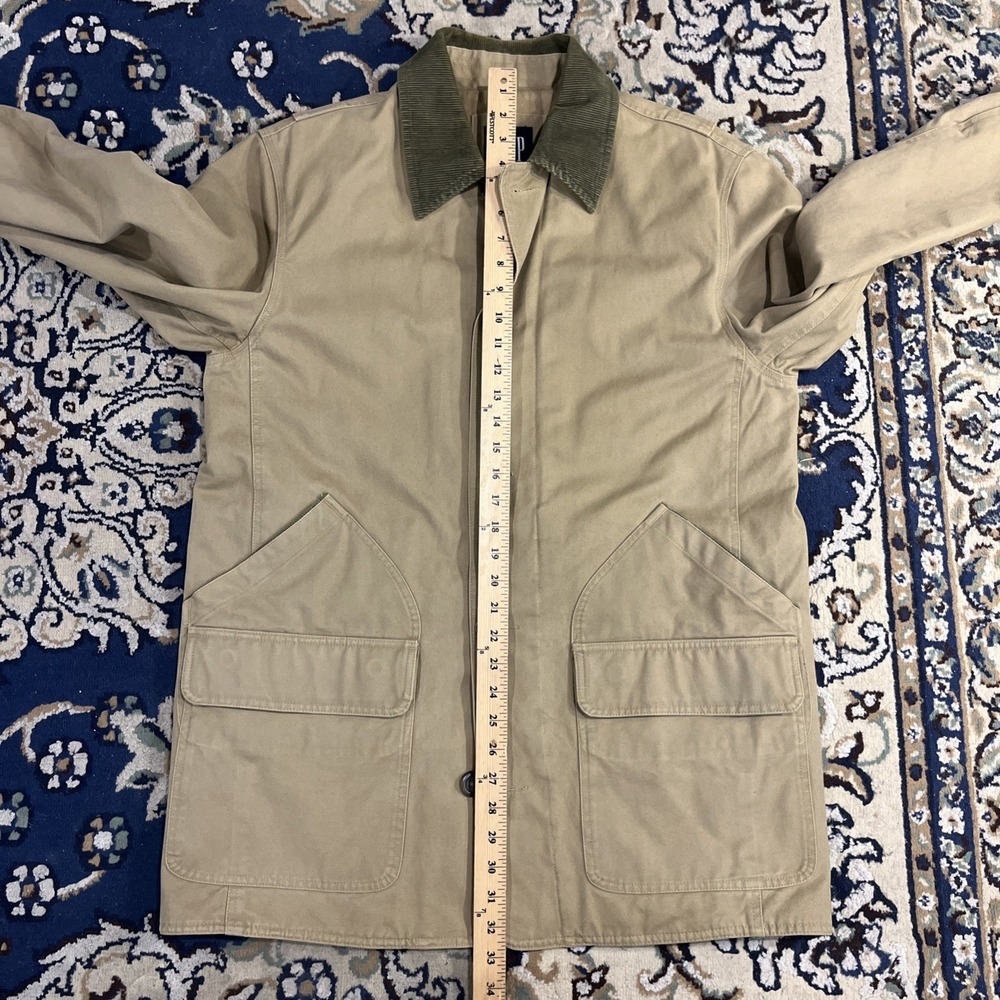 Vintage GAP Chore Barn Jacket Mens Med Brown Insulated Quilted Y2K - Picture 5 of 9